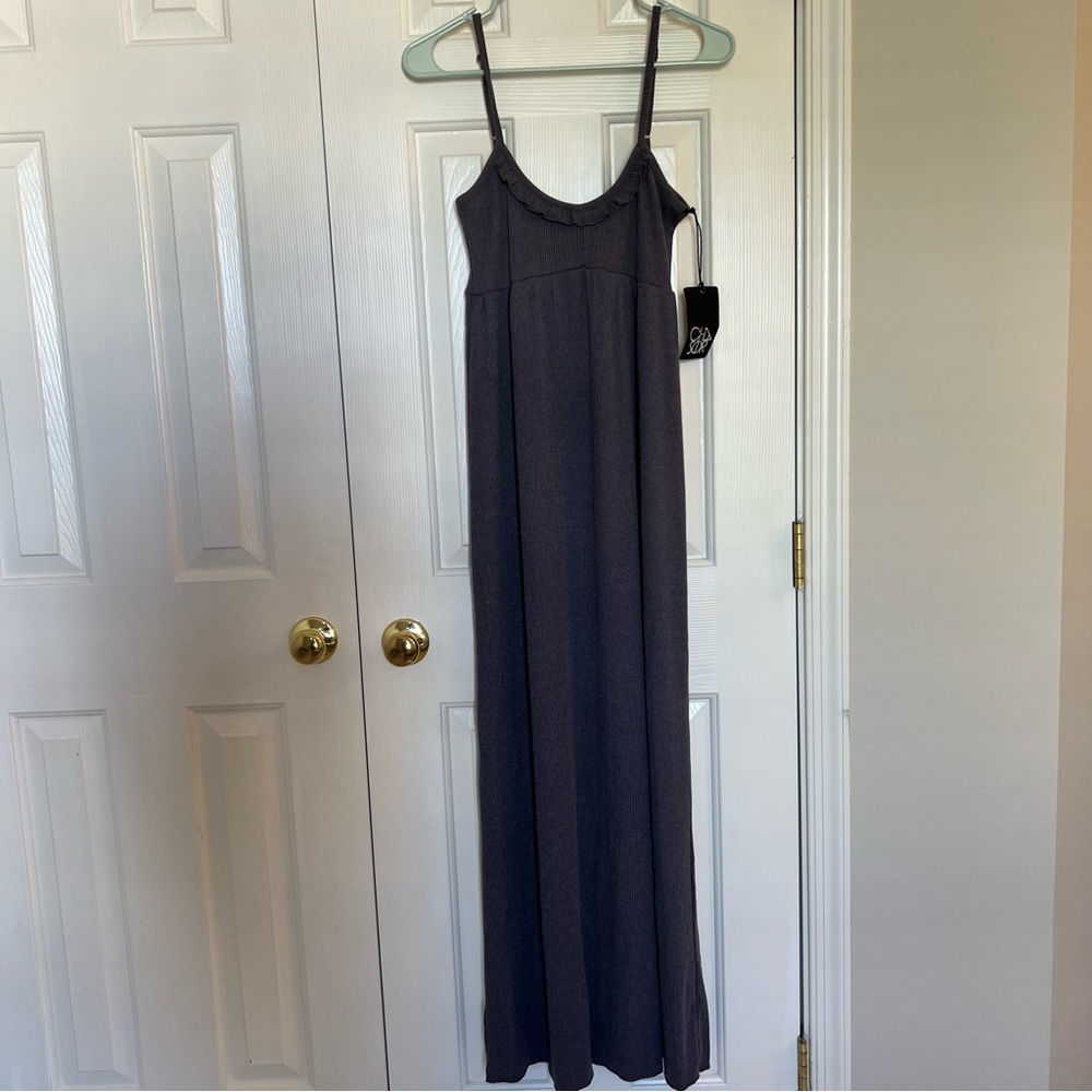 Chaser ribbed maxi dress